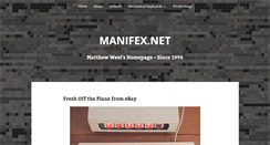 Desktop Screenshot of manifex.net