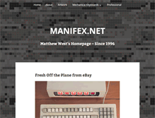 Tablet Screenshot of manifex.net